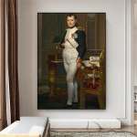 Klassikaline Napoleon oma &otilde;pingus &Otilde;limaal Plakat Jacques-Louis David tr&uuml;kib seinakunsti Vintage l&otilde;uendimaali galerii sisustus 21x30 No Frame