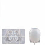 2 tk Dragon Egg vaiguvorm, DIY Armas dinosauruse silikoonvorm vaiguepoksiidmunavormi k&auml;sitsi valmistamiseks valge