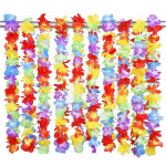 10 tk Hawaii J&otilde;ulup&auml;rja Uksekaunistus Hawaii Peo Kunstlillede Garland Kaelakee Luau Torpil 10pcs set