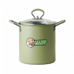 Supipott 3-liitrine roostevabast terasest minifrit&uuml;&uuml;r &otilde;lis&otilde;ela resti kaanega roheline