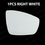 Electric Rearview Heated Mirror Glass Left & Right For Volkswagen Polo Mk5 Typ 6R 6C 61 1pcs left white