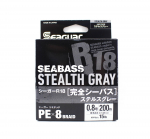 Seaguar PE Line R18 Seabass 200m Suurus 0,8 15lb Stealth Grey (8290) hall v&auml;rv