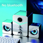 Bluetooth k&otilde;lar kodukino helis&uuml;steem minik&otilde;larid lauaarvuti MP3-m&auml;ngija heli arvutitelefonile Subwoofer Multimeedia must