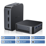 Blackview MP80 Windows 11Pro Intel 12th Gen N95 Mini PC DDR4 16GB 512GB SSD lauaarvuti m&auml;nguarvuti 16GB+512GB Windows11 Pro must