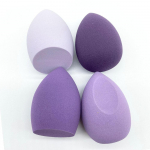 4 tk jumestusk&auml;sn puuder, kuiv ja m&auml;rg kombineeritud Beauty Cosmetic Ball jumestuspuuder Bevel Cut Make Up Sponge t&ouml;&ouml;riistad kollane