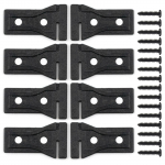 Plastikust kaugjuhtimispuldi auto kapoti hingede komplekt, AXIAL SCX10 III AXI03007 AXI03007 asendamine 1/10 Hood Hinges Kit must