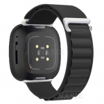 Nailonrihm Fitbit Versa kellarihm Fitbit Versa 2 / Versa 3 / Versa 4 k&auml;ev&otilde;ru Alpine Loop Correa jaoks Fitbit Sense 2 Fitbit versa 3 must