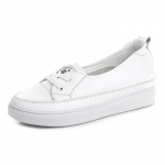 Fujini 5 cm uued naturaalsest ehtsast nahast platvormkiiluga suvised valged paksud tossud, vulkaniseerivad platvormi kiiluga, kokkuv&otilde;tlikud moodsad kingad 34 must