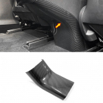 For Tesla Model3 Model 3 2017 2018   Car Accessories Carbon Fiber car Rear back row guard kicking frame Cover