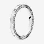 925 Sterling h&otilde;bedane pann r&otilde;ngas s&auml;delev signatuur kristall Cz s&otilde;rmus naistele pulmapeo kingitus moeehted 8