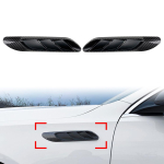1 paar auto esiosa poritiiba k&uuml;lgmise &otilde;hu v&auml;ljalaskeava ventilatsiooniava Mercedes Benz C klassi W206 C200 C260 AMG C63 jaoks s&uuml;sinikkiust must v&auml;rv