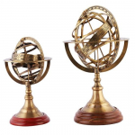 Partii 2 Armillary Sphere Globe Zodiac Astrolabe Merev&auml;ljapanek Globe Pirate's Antique Ship Decor
