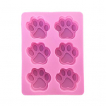 Kassik&auml;pa koogi &scaron;okolaadist silikoonvorm Fondant DIY dekoratsioonivorm Sugarcraft roosa