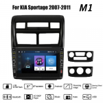 8-tolline Android-autoraadio KIA Sportage 2007-2011 jaoks koos nupunupuga auto multimeediumipleier GPS-navigatsioon WIFI 2Din stereo 1+32GB 1+32GB
