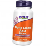 Alfa lipoehape, alfa lipoehape 250, Now Foods 60 k&ouml;&ouml;giviljakapslit (70128005) 60vcaps
