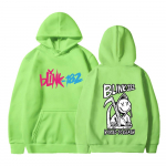 Blink 182 Punk Band Letter Graafilised kapuutsid Unisex naiste vabaaja soe dressid Korea mood Oversized lahtised dressipluusid 2XL
