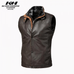 Meeste nahkjakk varas&uuml;gisene PU-vest Suurem&otilde;&otilde;tmeline vabaaja vintage meeste jope Trendikas t&ouml;&ouml;vest 5XL