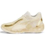 Puma Rise Nitro Nephrite Unisex tossud Kreemjas J&auml;&auml;tis-Ivoorikas Metallik-Kuldne 378279-01 44