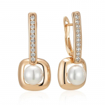 Ruudukujuline &otilde;&otilde;nes kunstp&auml;rl tsirkoon Inglise lukuga k&otilde;rvar&otilde;ngad kullav&auml;rvi Mood Naiste ehted Elegantsed aksessuaarid