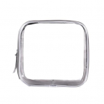 1/4 tk/komplekt kaasaskantav l&auml;bipaistev t&otilde;mblukuga PVC reisikosmeetika pesukoti hoiukott S