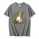 Swagged Out Goose Graafiline T-s&auml;rk Naljakas Unisex T-s&auml;rk Unisex puuvillased T-s&auml;rgid Unisex Naiste mood vabaaja Suured T-s&auml;rgid L&uuml;hikeste varrukatega L