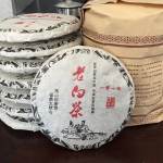 Shou Mei lahtiste lehtedega Fuding High Mountain Bai Cha Wild Vana valge tee 300g