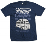 Camper Van Happy Camper Options Unisex T-s&auml;rk S