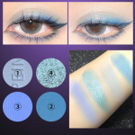 High Cold Heart Matte Pearl Fine Flash veekindel Summer Smoky Female neljav&auml;rviline lauv&auml;rvipalett 105#
