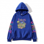 Slipknotsi kapuutsid Heavy Metal kapuutsiga Y2k Vintage Hip Hop Talvine soe fliisist kapuuts Graafiline t&auml;navar&otilde;ivaste dressipluus XXXL