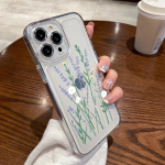 Flower l&auml;bipaistev v&auml;rviline kate iPhone 15 14 Plus 13 12 11 Pro Max 7 8 Plus Xs Max Xr 13 12 Mini SE t&auml;iskaamera kaitsev silikoonist p&otilde;rutuskindel pehme &uuml;mbris iPhone 15