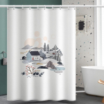 Vannitoa paksendatud veekindel kardin Hallituskindel du&scaron;ikardin Du&scaron;ikardin du&scaron;ikardin Vannitoa kardin vaba perforatsioon 150x200