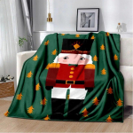 3D P&auml;hklipureja j&otilde;ulupuu pehme pl&uuml;&uuml;sist tekk, flanelltekk elutuppa magamistoa voodidiivani piknikukate lastele 75cm x 90cm