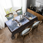 Aken Lumi Metsa laudlina P&uuml;hadekaunistused Veekindlad ristk&uuml;likukujulised laudlinad Pulmakaunistused Lauakate 4pcs 33x48 Table mat