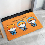 Uus koomiksimatt Armsad loomad Shiba Inu koer pingviinimustriline vaip Magamistoa elutoa p&otilde;randavaibad Kodusisustus Uksematt 40x60cm