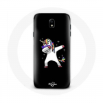 Samsung Galaxy J3 2017 &uuml;mbris Dab Unicorn Unicorn must taust