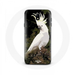 &Uuml;mbris Samsung Galaxy S5 kakaduudele, valged papagoid puul