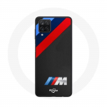 Coque pour Samsung Galaxy A22 4G BMW M Logo carbone