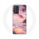 &Uuml;mbris Samsung Galaxy A52 Sunseti taustal
