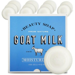Shower Mate Goat Milk Soap White, 90g, 12 pieces