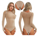 Naiste l&auml;bipaistvast v&otilde;rgust Tummy Control Shapewear trikoo Body topid T s&auml;rk Rompers &Ouml;&ouml;r&otilde;ivad One Size