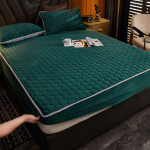 Pehme paks tepitud madratsi kate, soe, pehme kristall samet, kuningas Queen tepitud voodi, voodilina, ilma padjap&uuml;&uuml;rita 120x200cm with pillowcase