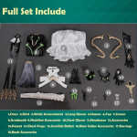 M&auml;ng Impact 3 Mobius Cosplay Kost&uuml;&uuml;mid Naised Seksikas Kleit R&otilde;ivastus Halloweeni Pidu Vormiriietus Cosplay Komplekt L