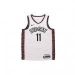Nike NBA City Edition S&auml;rk, SW F&auml;nniversioon, Hooaeg 2019-2020, Brooklyn Nets, Kyrie Irving #11, L&otilde;tv l&otilde;ige Meeste s&auml;rk Valge AV4622-102 XXXL