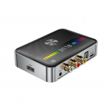 VAORLO NFX Connect traadita heliadapteri vastuv&otilde;tja ja saatja 2-&uuml;hes toetab U-ketta m&auml;ngimist HD-mikrofoniga Vabak&auml;ek&otilde;ned teleri k&otilde;rvaklappide jaoks must