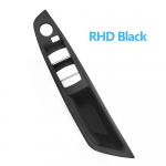 LHD RHD siseukse t&otilde;mbek&auml;epideme k&auml;etoe paneeli trimm ilma peeglita kokkuklapitav nupp BMW 5-seeria F10 F11 F18 520 523 525 528 530 jaoks RHD Black