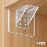 4 tk akr&uuml;&uuml;list riiulitoe isekleepuv kapp riiulialus seina riidepuu kronsteini hoidik k&ouml;&ouml;gi magamistuppa 4pcs