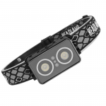 Mini laetav v&otilde;imas anduriga esilatern USB-peataskulamp taskulamp Esituled LED esituli matkatule must