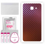 apgo skin sticker film foil vinyl for the BACK compatible with Samsung Galaxy J7 Max, scratch-resistant, easy to install - Carbon Chameleon CAKA5