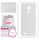 apgo Protective Skin Sticker for the back compatible with Oukitel Y1000, Wrap Film, Foil, Vinyl - Pattern Transparent Carbon