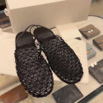 Suvised V&otilde;rkauguga Sandaalid Naiste Lamedad Madalad Mokassiinid 2024 Uued Rannas K&auml;imiseks Disainerjalatsid Mugavus Retro Naiste Zapatillas 35 must